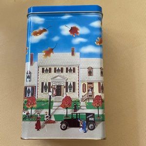 Vintage Hershey's Kisses with Almonds Advertising Tin Hometown Series Collector